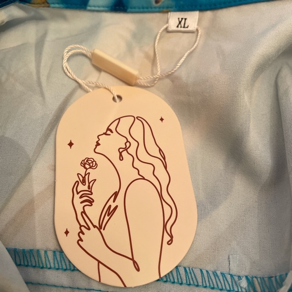 Vibrant Blue button down Shirt - Picture 2 of 5